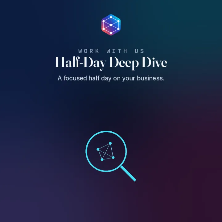 Half-Day Deep Dive — a focused half day on your business